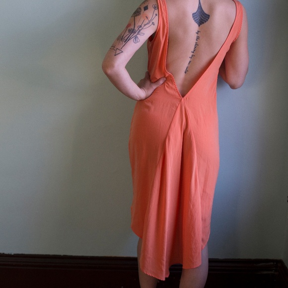 Bright Backless High-Low Cocktail Dress - Picture 2 of 5